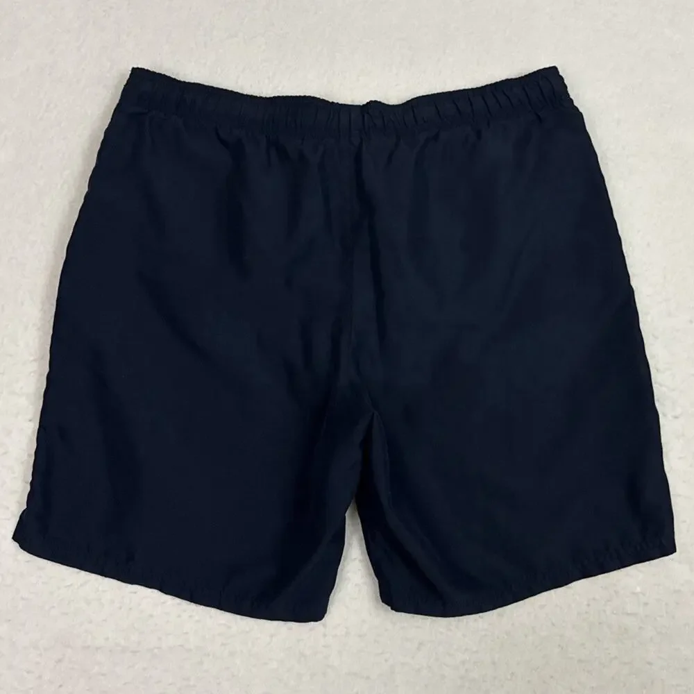 Nike Volley Swim Shorts Mens Large Dark Navy Blue 8 Inch Lined Swim Trunks